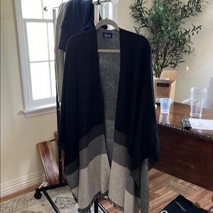 Splendid Charcoal and Light Gray Knit Cardigan